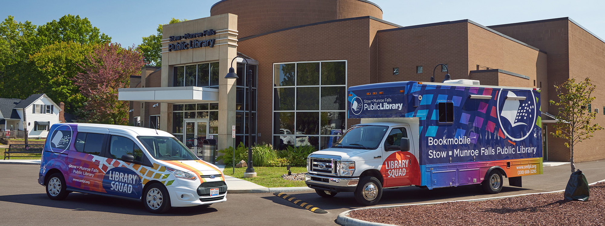 SMFPL Bookmobile and Outreach van