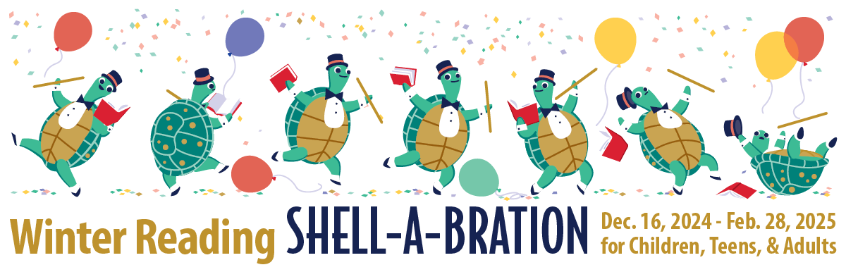 Winter Reading Shell-A-Bration, December 16, 2024 - February 28, 2025, for Children, Teens, and Adults